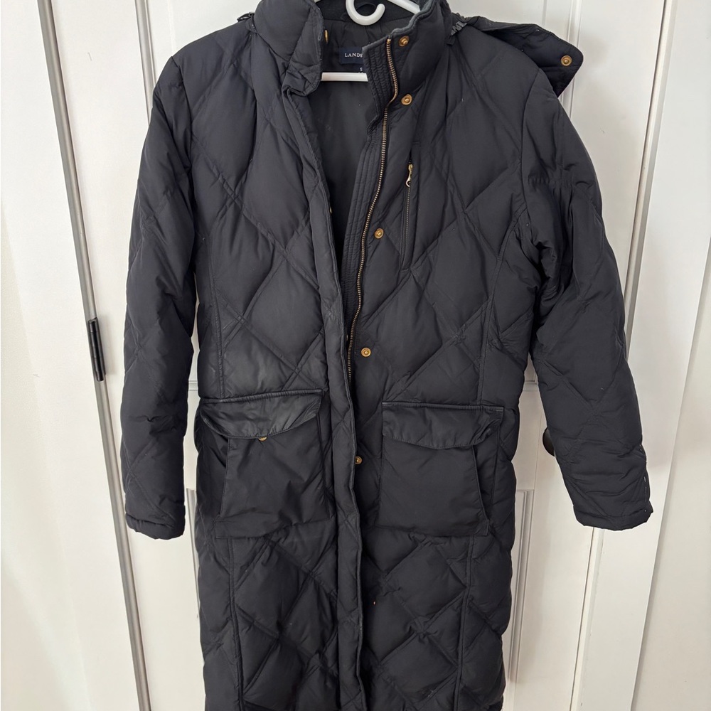 Lands' End Black Insulated Jacket